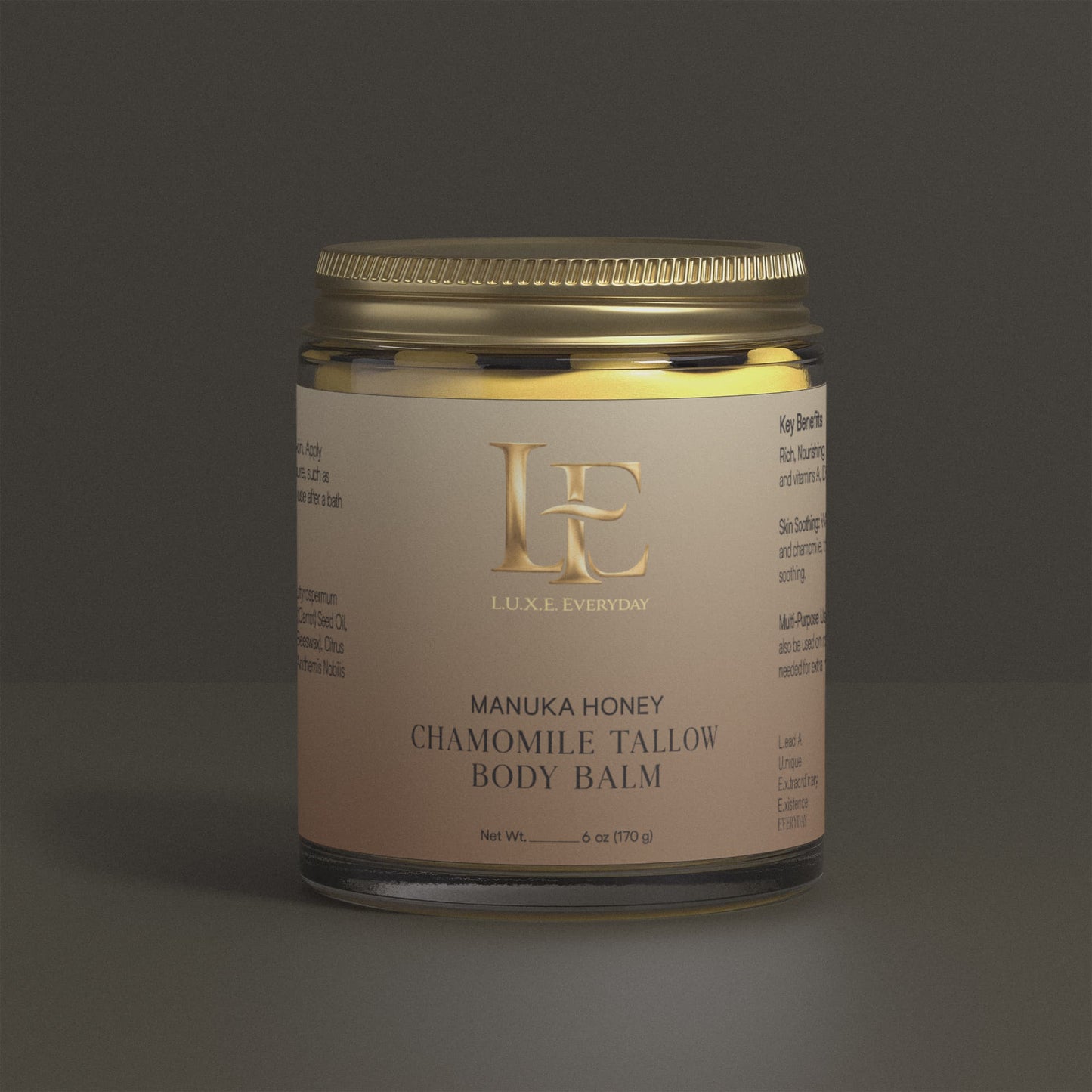 Manuka Honey Chamomile Tallow Body Balm