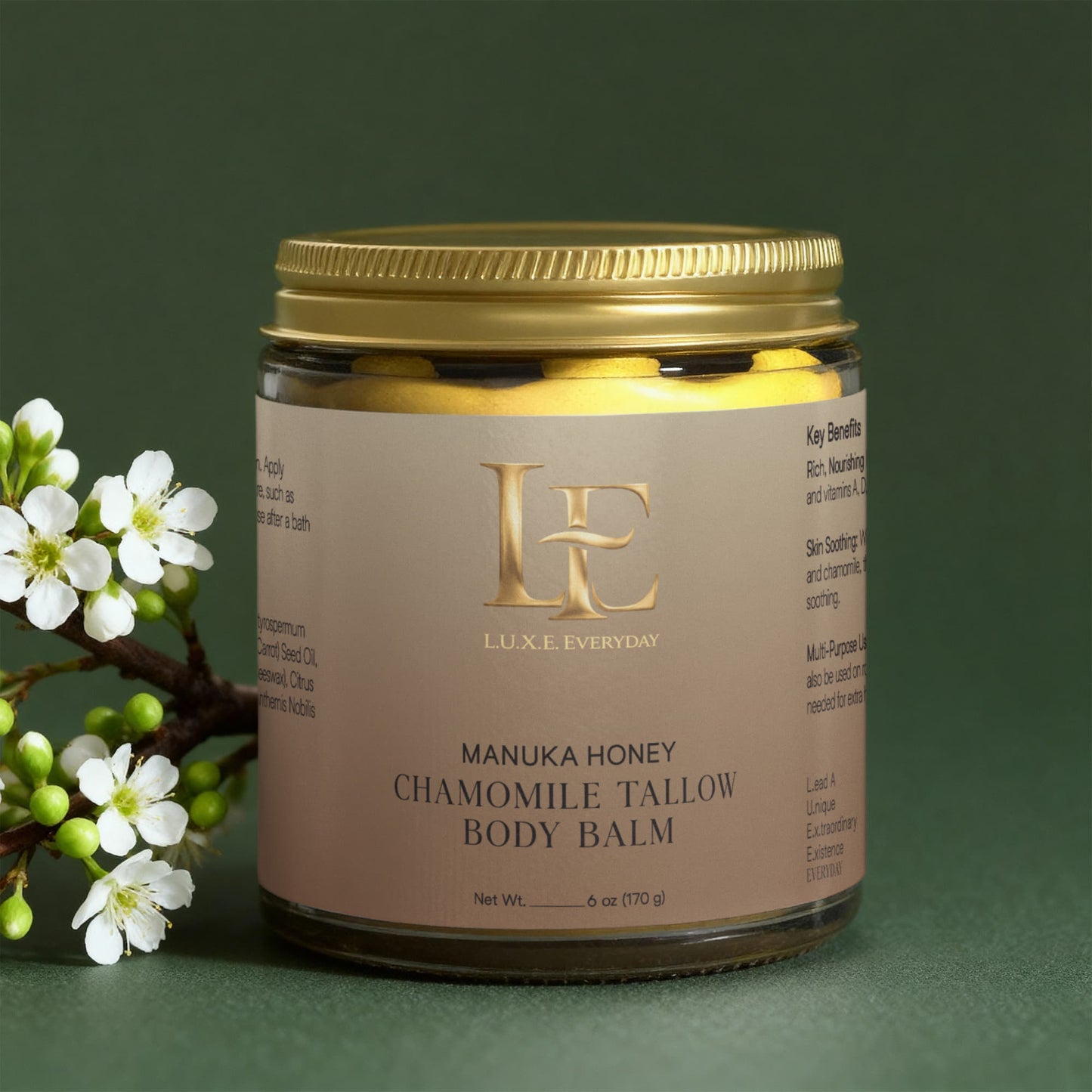 Manuka Honey Chamomile Tallow Body Balm