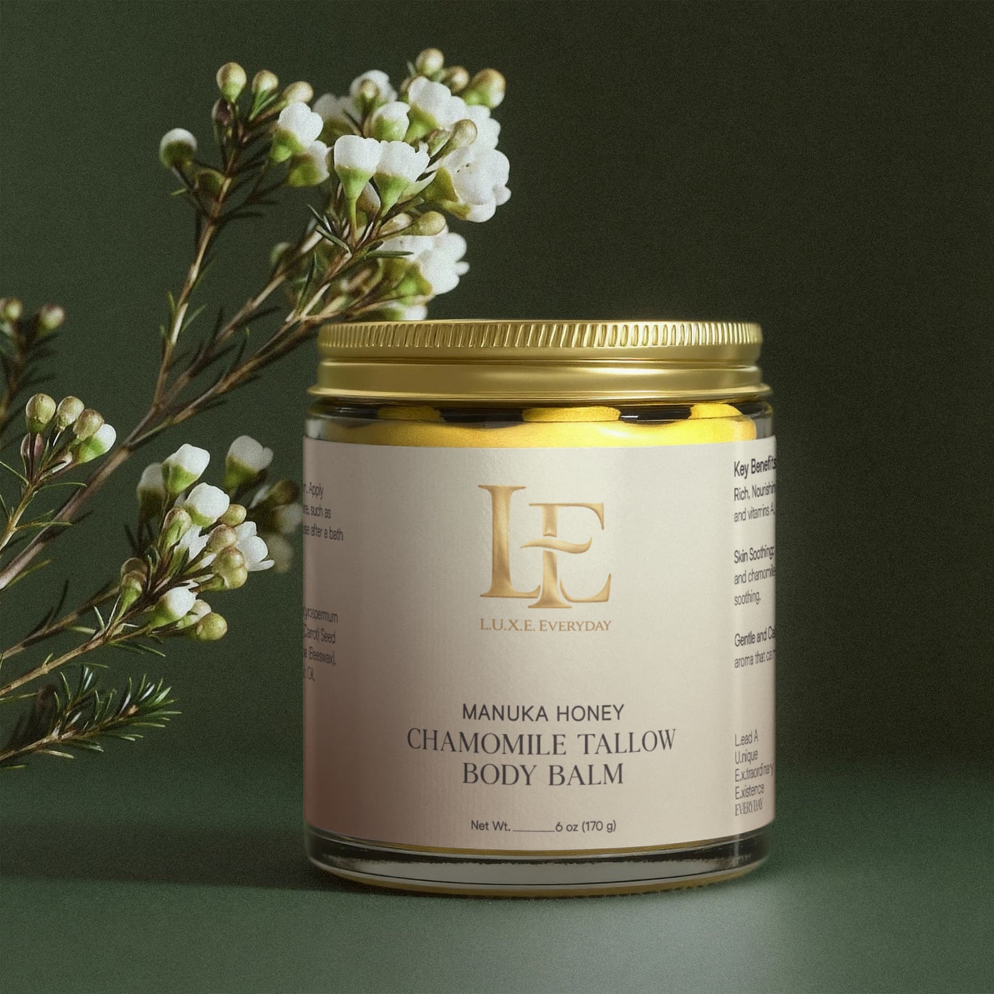 Manuka Honey Chamomile Tallow Body Balm