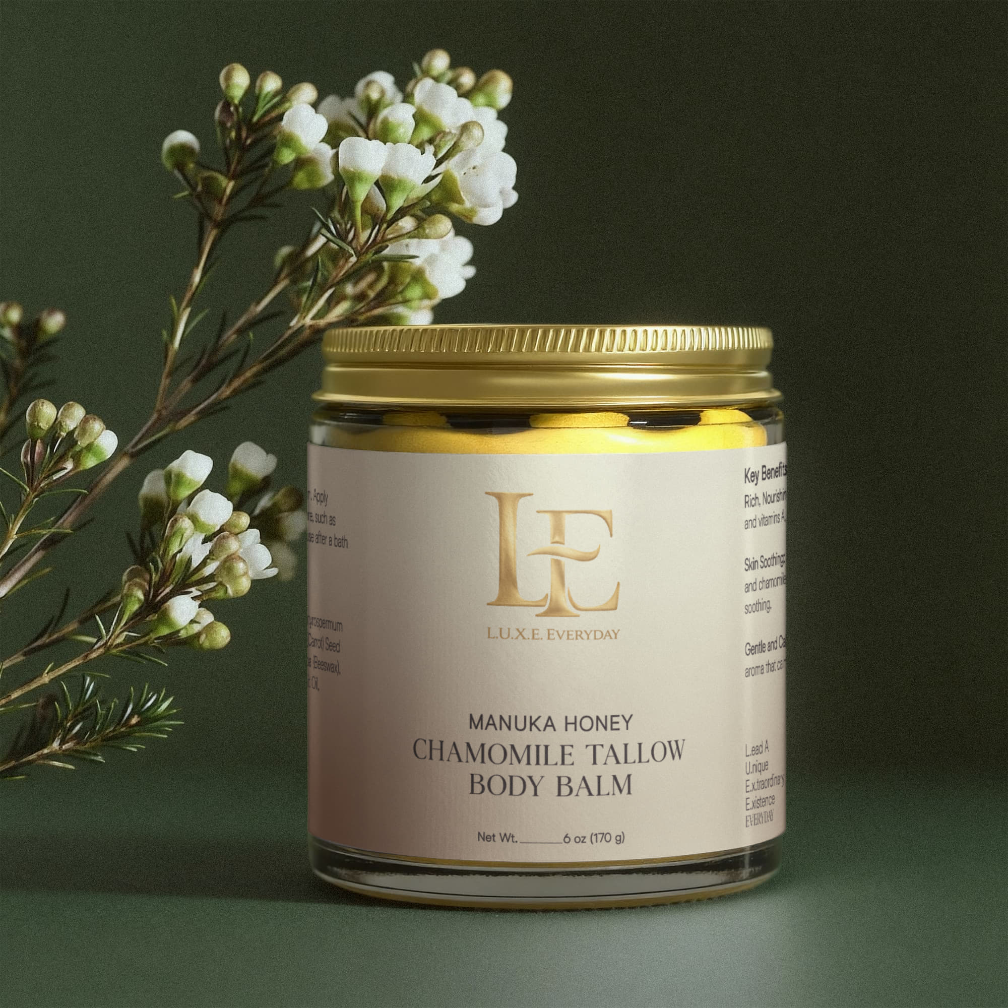 Manuka Honey Chamomile Tallow Body Balm