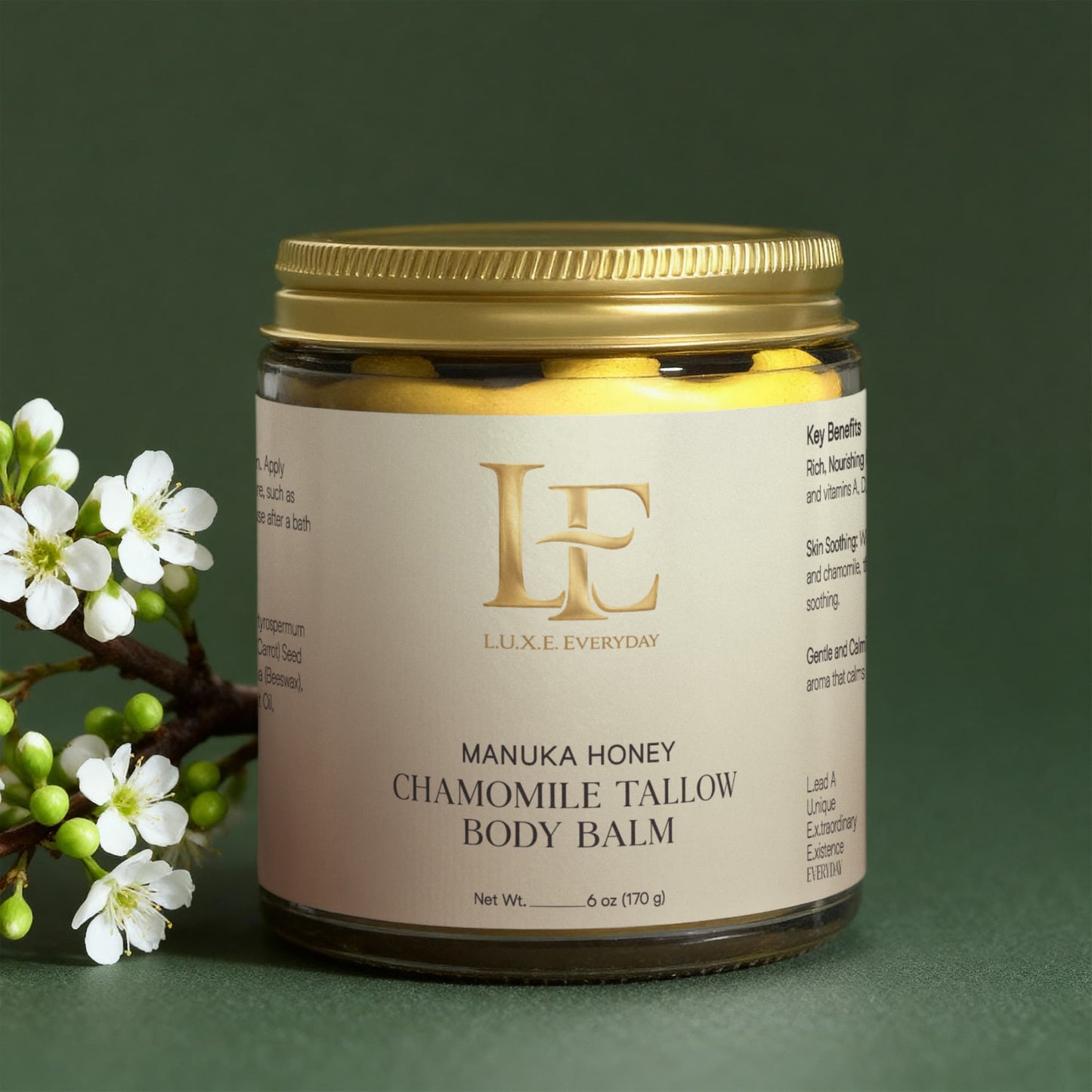 Manuka Honey Chamomile Tallow Body Balm