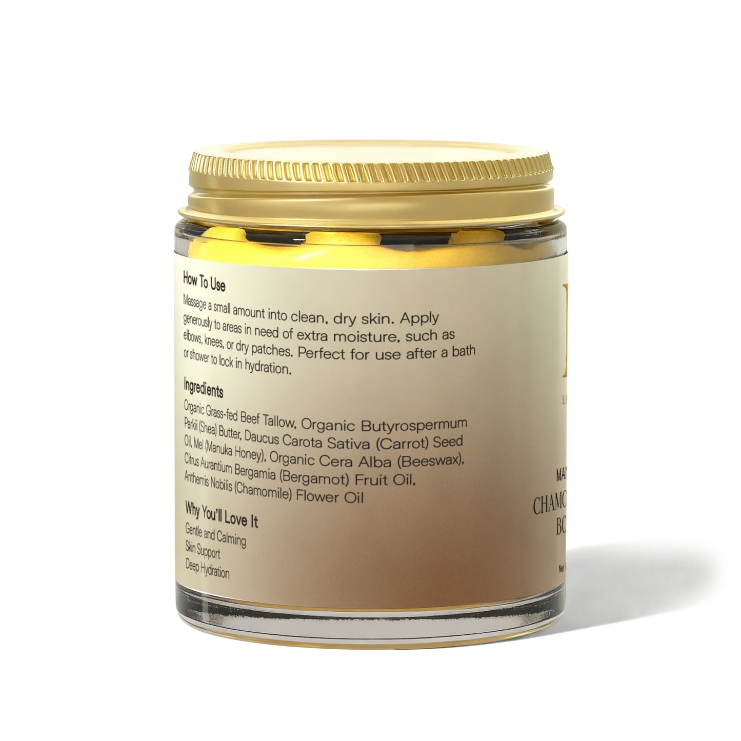 Manuka Honey Chamomile Tallow Body Balm